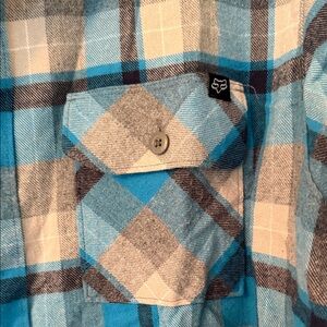 Fox Blue and Gray Checkered Shirt